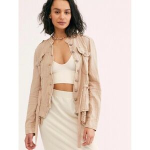 Free People Emilia Military Jacket